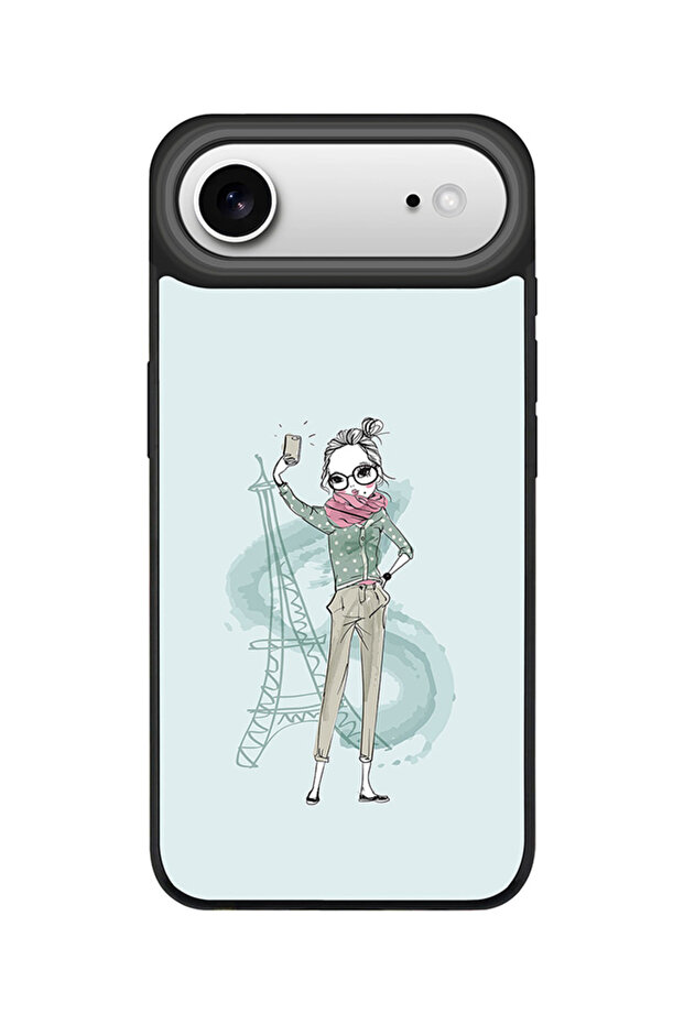 iPhone Air Case, [Compatible with MagSafe] Slim Magnetic cover Phone Case -Selfie by Eiffel