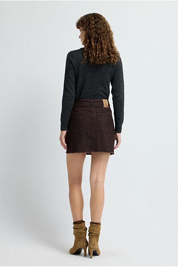 Cepli Denim Etek - 6