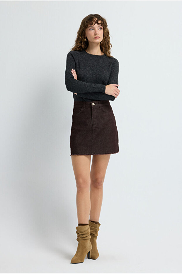 Cepli Denim Etek - 4