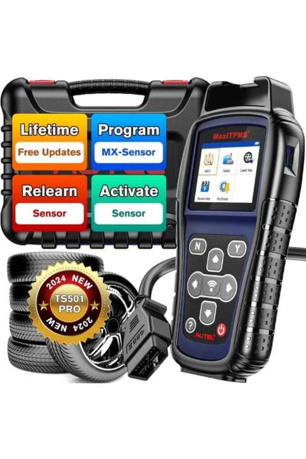MaxiTPMS TS501 PRO Tire Sensor Programming and checking - 1
