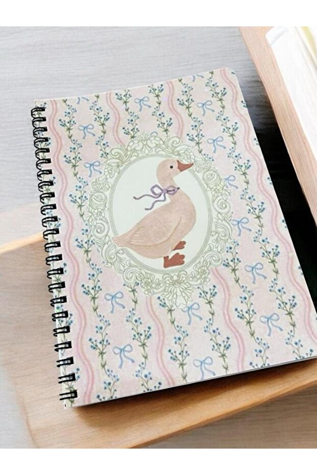 دفتر ملاحظات 40 ورقة أبيض مع سلك هولوغرام - 1