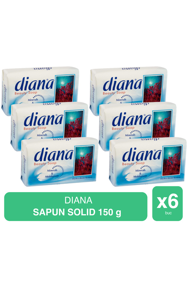 Diana – Solid Soap with Minerals – 150g x 6 - 1