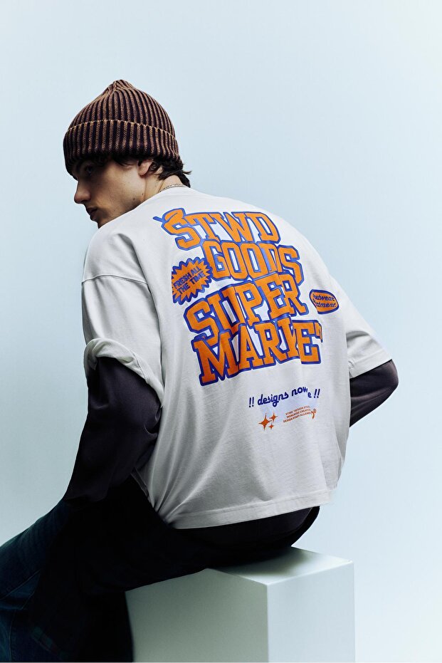 STWD grafikli t-shirt - 1