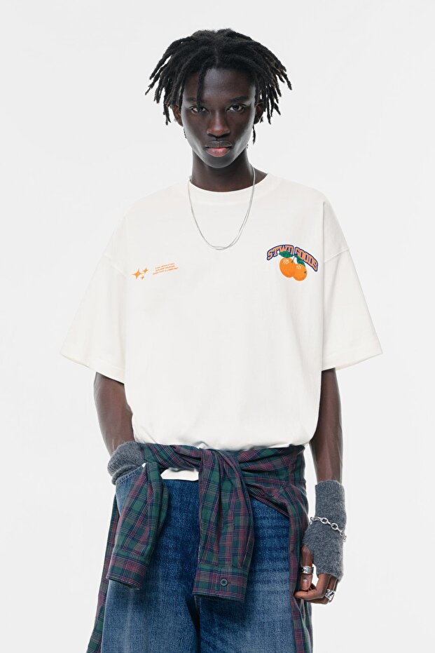 STWD grafikli t-shirt - 6