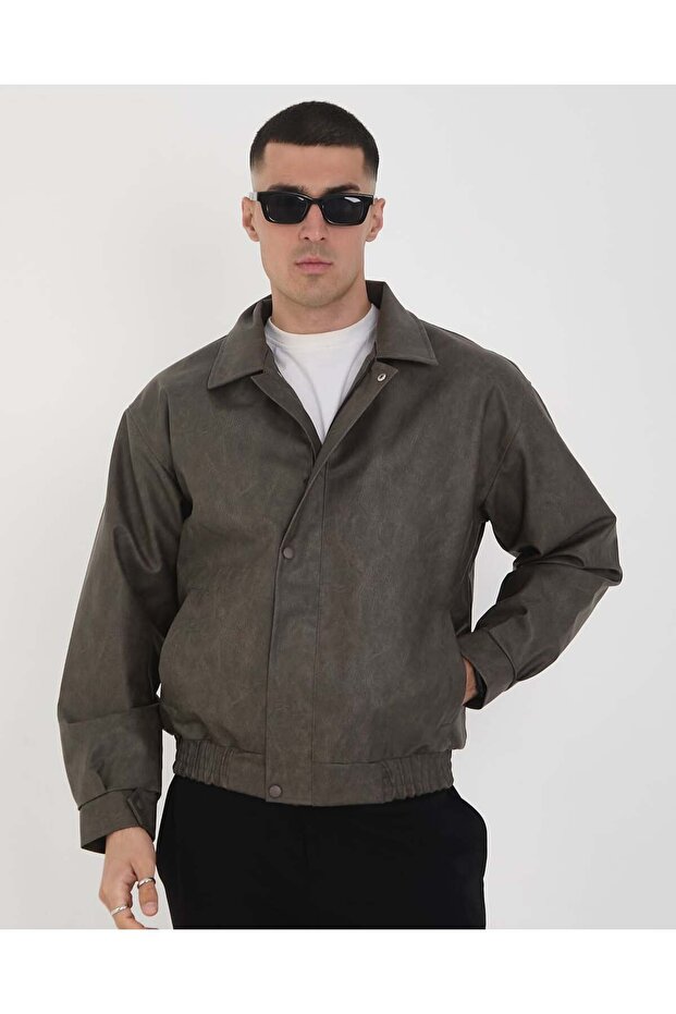 سترة جلدية للرجال - 3