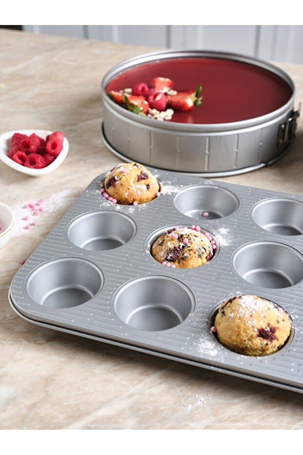 Luna Bake 3 Parça Kek Kalıbı Seti - 5