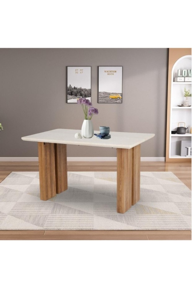 طاوله طعام مودرن بتصميم هندسي معاصر - 1