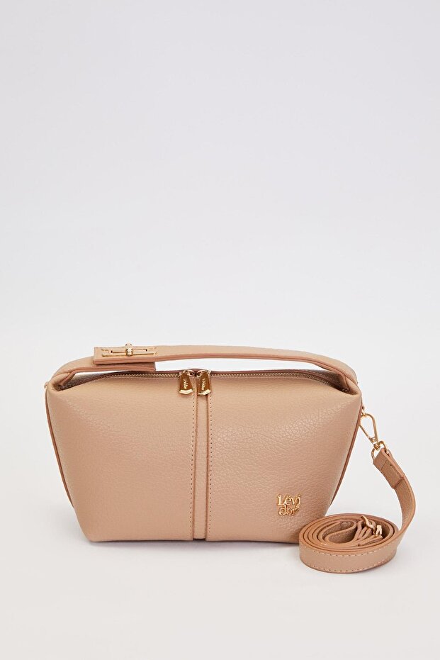 Mink Stitching Striped Handbag