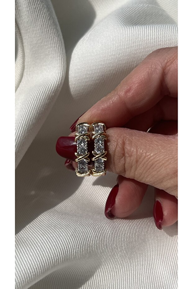 Çelik Tiff X Küpe - 3