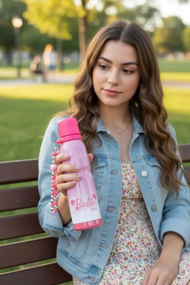 Barbie Lisanslı Termos -600ml (B) - 1