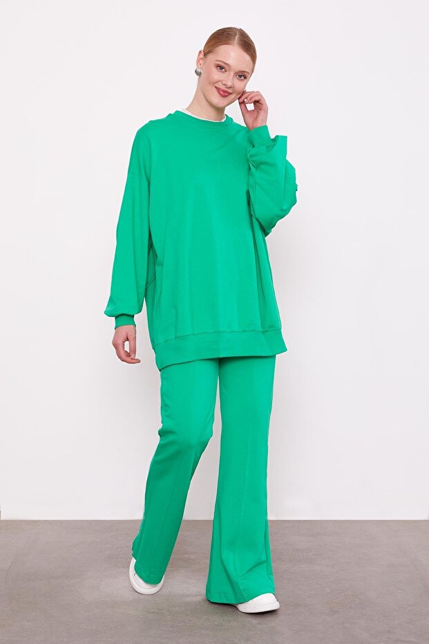 Green Spanish Flare Pants