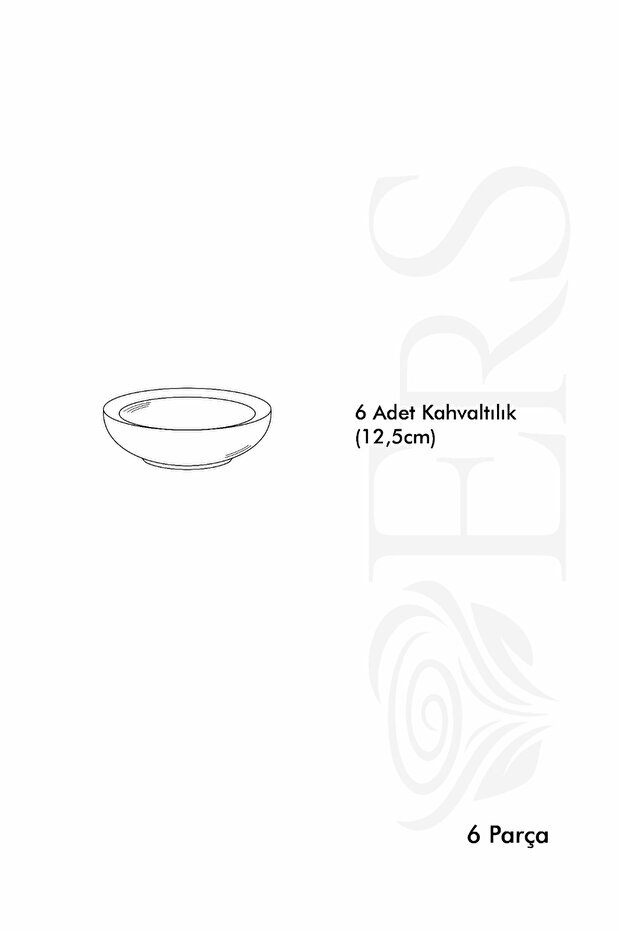 BERTONE 6 PARÇA LÜX KAHVALTILIK SETİ - 4
