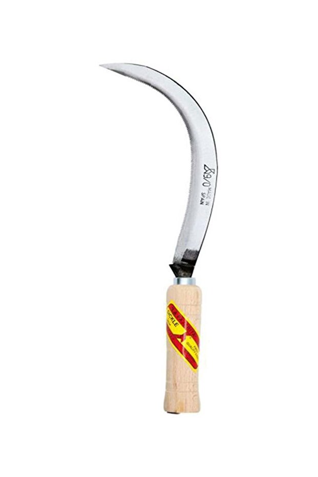 Toothed Grass Sickle With Wooden Handle multicolour 33×10×10cm