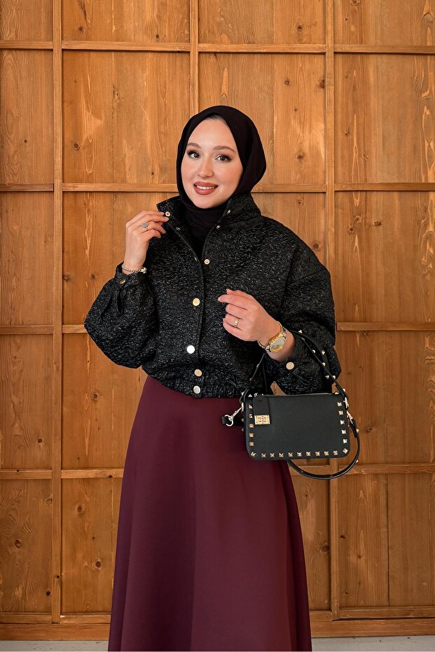 Brokar Ceket Siyah - 2