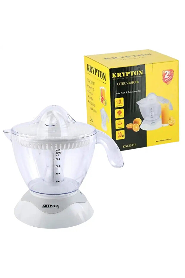 Electric Citrus Juicer KNCJ5117 Quick Healthy And Effortless Juices- White