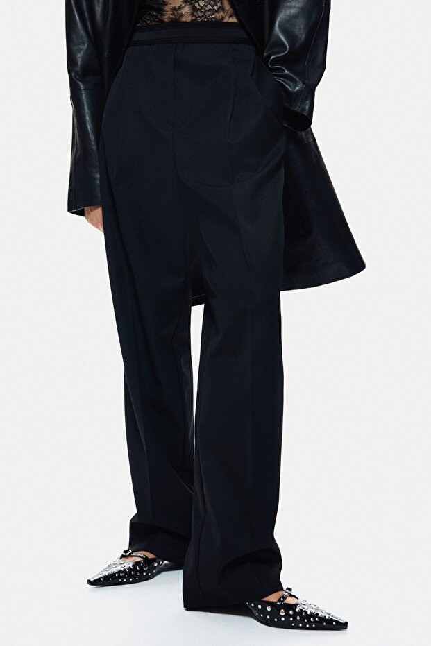 Yün Karışımlı Pantolon - 2