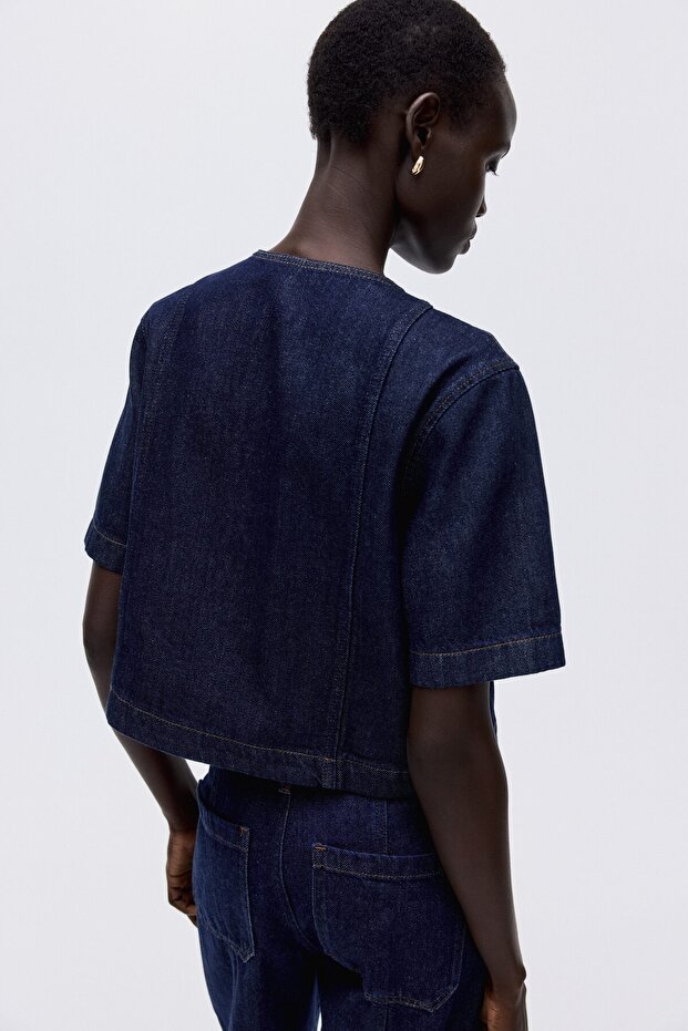 Kruvaze Kot Gömlek - 5