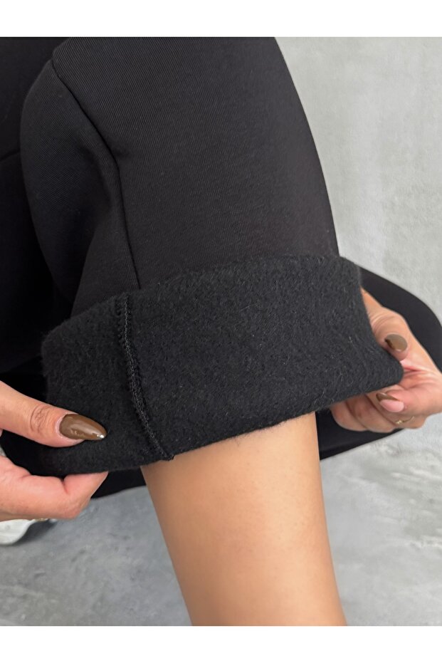 Női téli 3 szálas polár bélésű baggy melegítőnadrág - 3