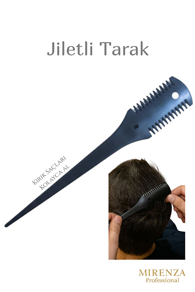 Single-Blade Hair Trimming Comb Double-Sided Hair Removal Tool