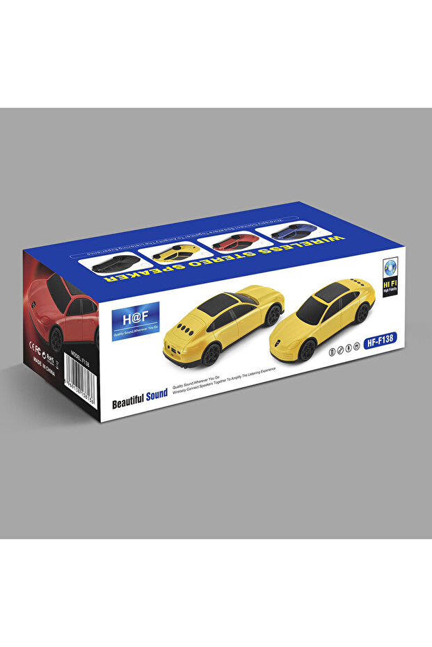 HF138 Araba Bluetooth Hoparlör 10W Bluetooth Speaker - 2