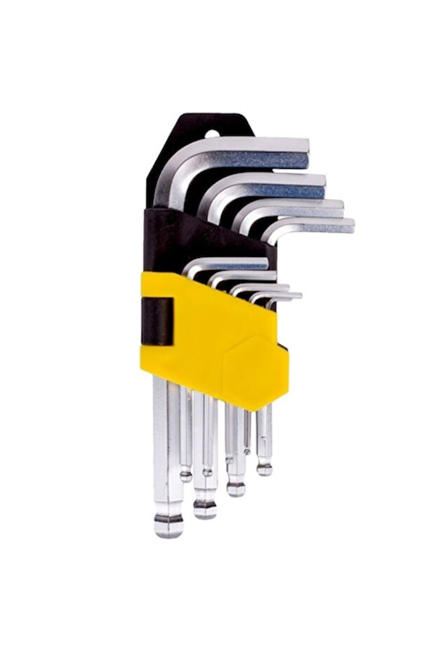 Set 9 Inbus Keys Antbro®, metallic, of various sizes - 1