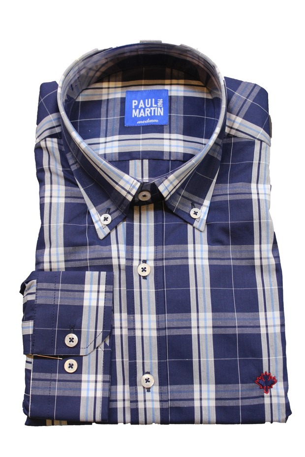 Men's Long Sleeve Plaid Shirt