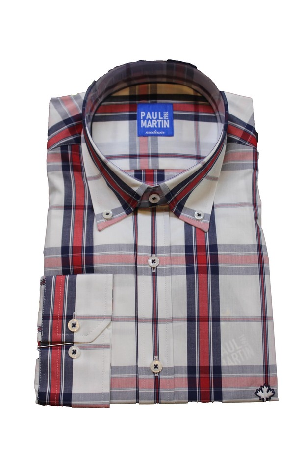 Men's Long Sleeve Plaid Shirt