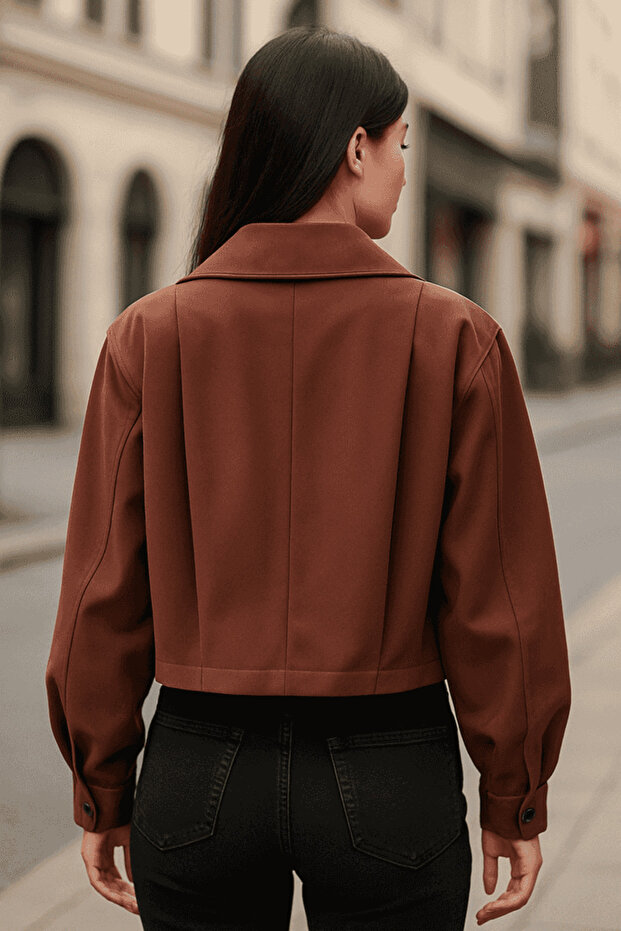 PİLE DETAYLI TRENC - 2