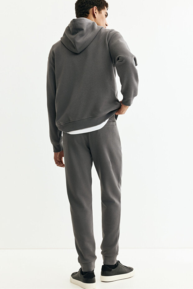 Daralan Paçalı Eşofman Altı Regular Fit - 4