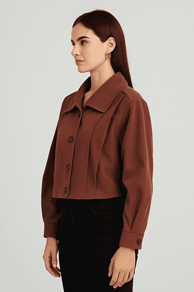 PİLE DETAYLI TRENC - 3