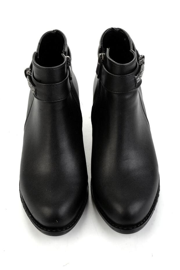 Siyah Kadın Bot & Bootie K02140000809 - 4
