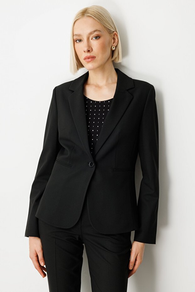 سترة بجيب واحد وزر واحد - 2