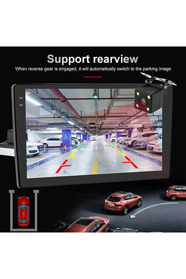 E-COM 9" Android Car GPS System - Full HD, WiFi, Bluetooth, 4GB RAM - EC-9464A - 6