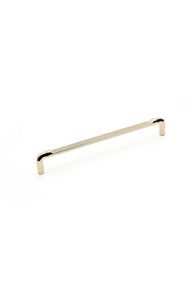 1909 Matte Gold Furniture Handle 128 mm | Kitchen Cabinet and Drawer Handle