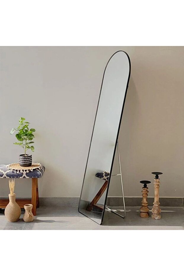Elegant Arch Design Floor Mirror 140cm