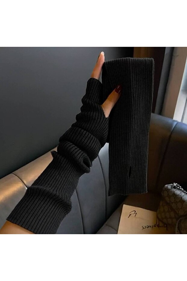 Ribbed Knitwear Sleeve Cover