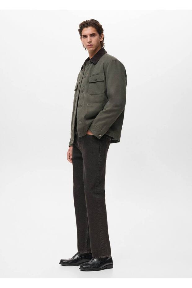 Samtjacke mit Kragentaschen - 7