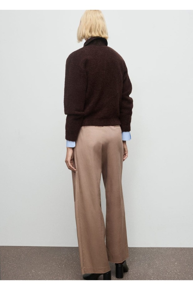 Kadife yaka buklet ceket - 4