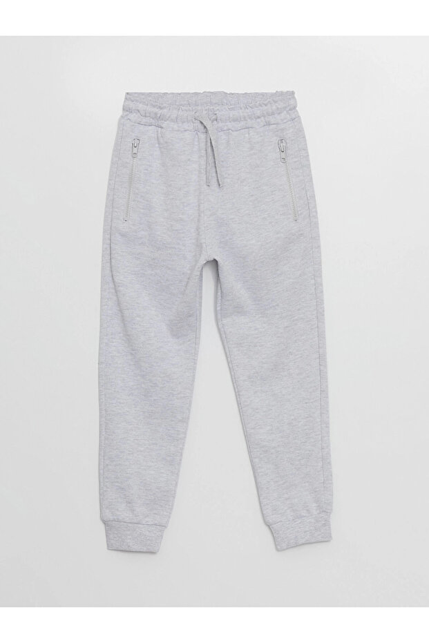 Lcw Kids Gray Boys Jogger Sweatpants with Elastic Waist