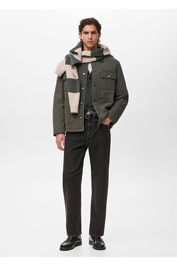 Samtjacke mit Kragentaschen - 2