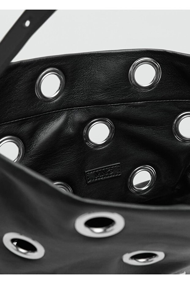 Delik detaylı çapraz çanta - 4