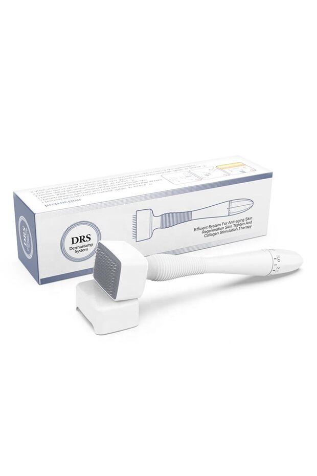 DRS Stainless Steel Derma Stamp 140 Adjustable pin - Professional microneedling pen for Women & Men