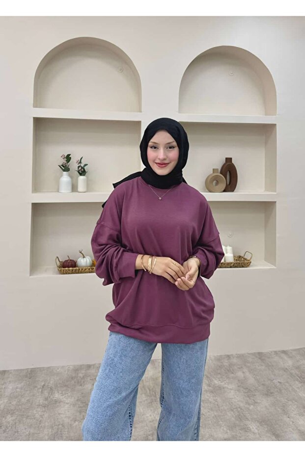 Plain Basic Sweat - 1