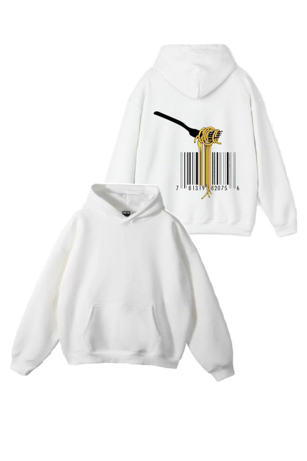 New Season Markot Printed 3 Yarn Cotton Hooded Sweatshirt