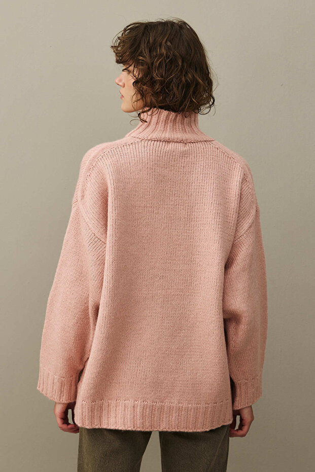 Oversize Tiftik Kazak Pembe - 5