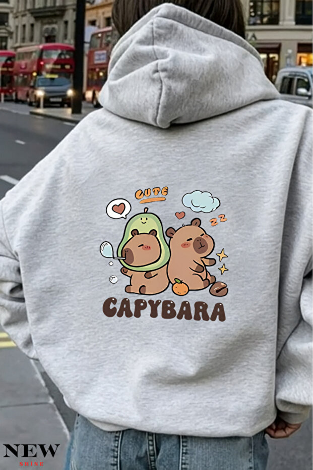 سويت شيرت كابيبارا مطبوع - 1