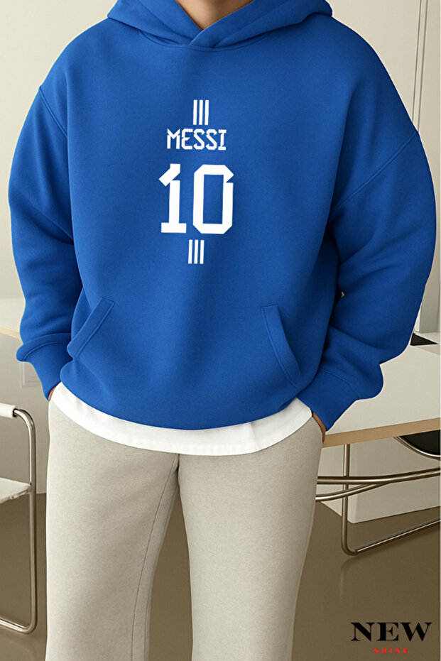 سويت شيرت بطبعة ميسي - 1
