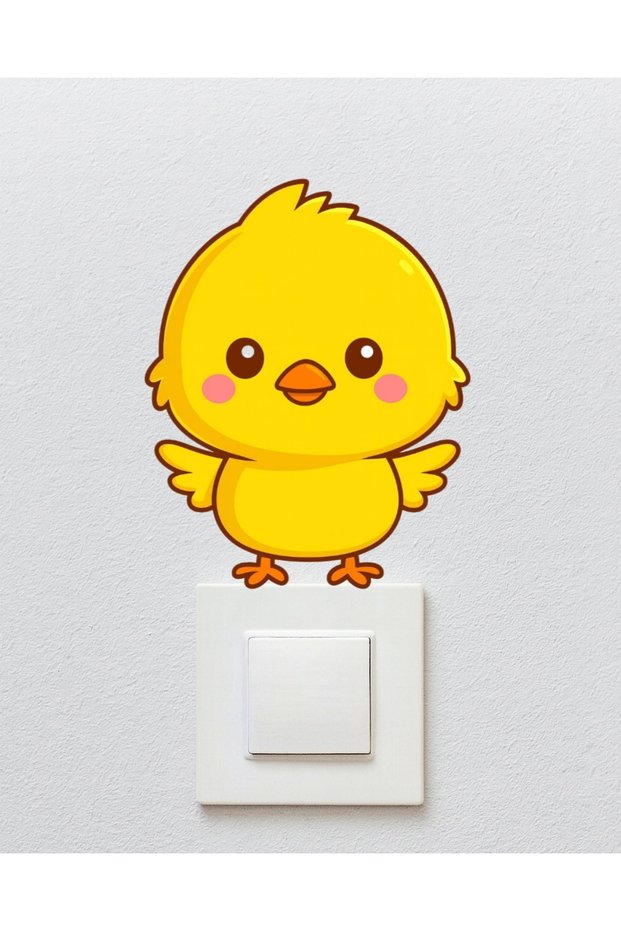 Outlet Cover Sticker - Children's Baby Room Wall Sticker - Cute Chick Outlet Cover Sticker