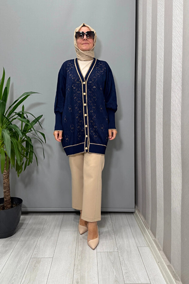 Hırka Lacivert 26KOBHRK3166 - 1