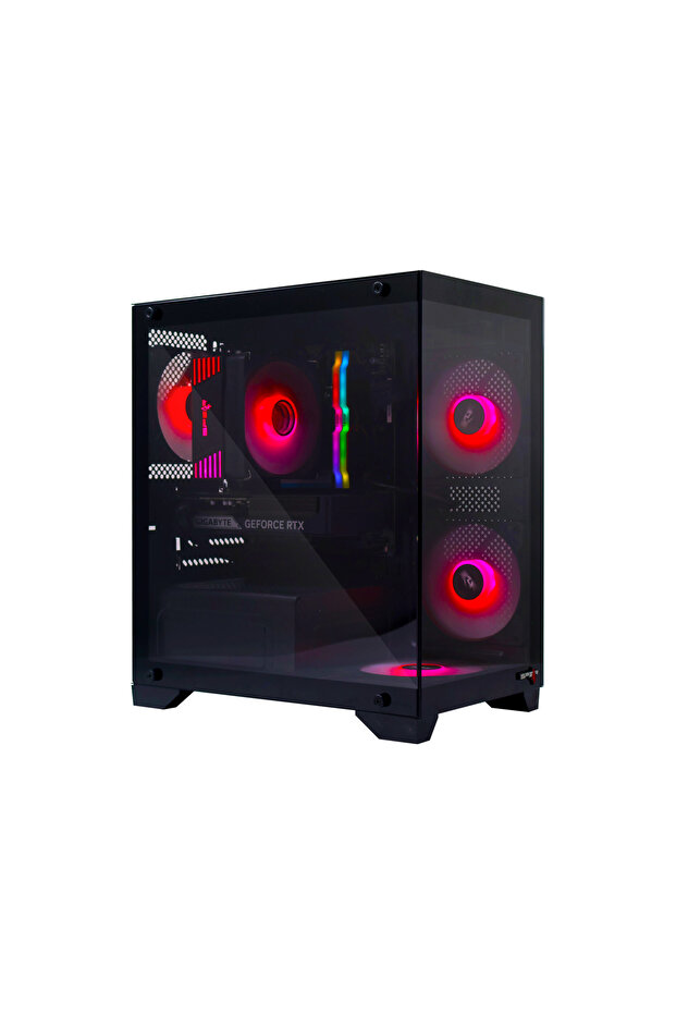 معالج ألعاب i5-14400F، بطاقة رسومات RTX 5060Ti سعة 8 جيجابايت، ذاكرة DDR5 سعة 32 جيجابايت، قرص SSD سعة 1 تيرابايت، 700 واط، ARGB 4 مراوح، نظام تشغيل Windows 11 Pro - 1